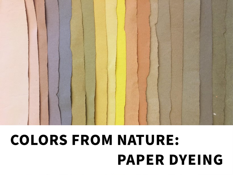 Colors from Nature Paper Dyeing